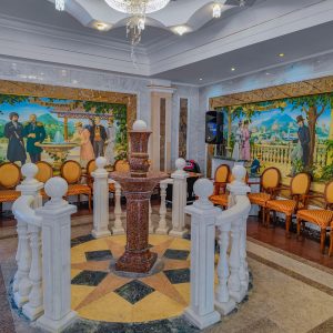 Бювет в санатории Дубовая роща в городе Железноводске - фотография