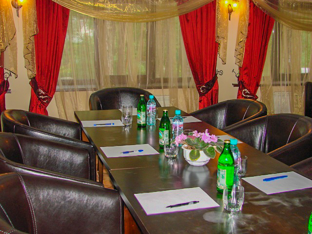 Конференц зал в отделении Эдельвейс в санатории Дубовая роща в городе Железноводске - фотография