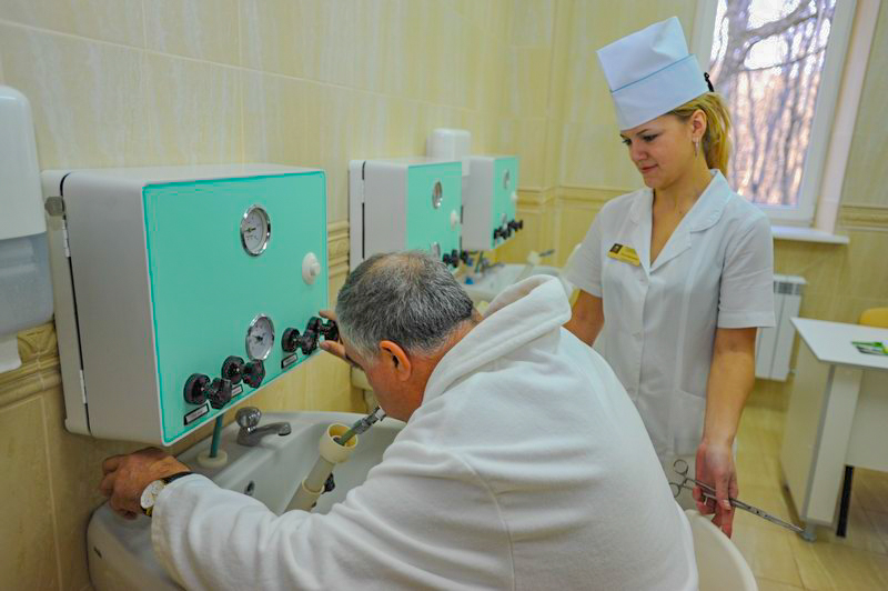 Ингаляции в санатории Дубовая роща в городе Железноводске - фотография