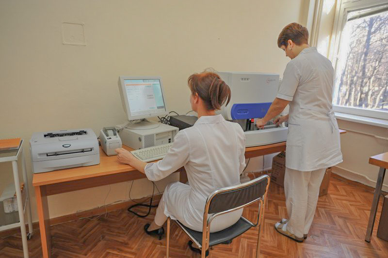 Лабораторные исследования в санатории Дубовая роща в городе Железноводске - фотография