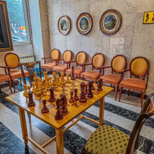 Шахматы в санатории Дубовая роща в городе Железноводске - фотография